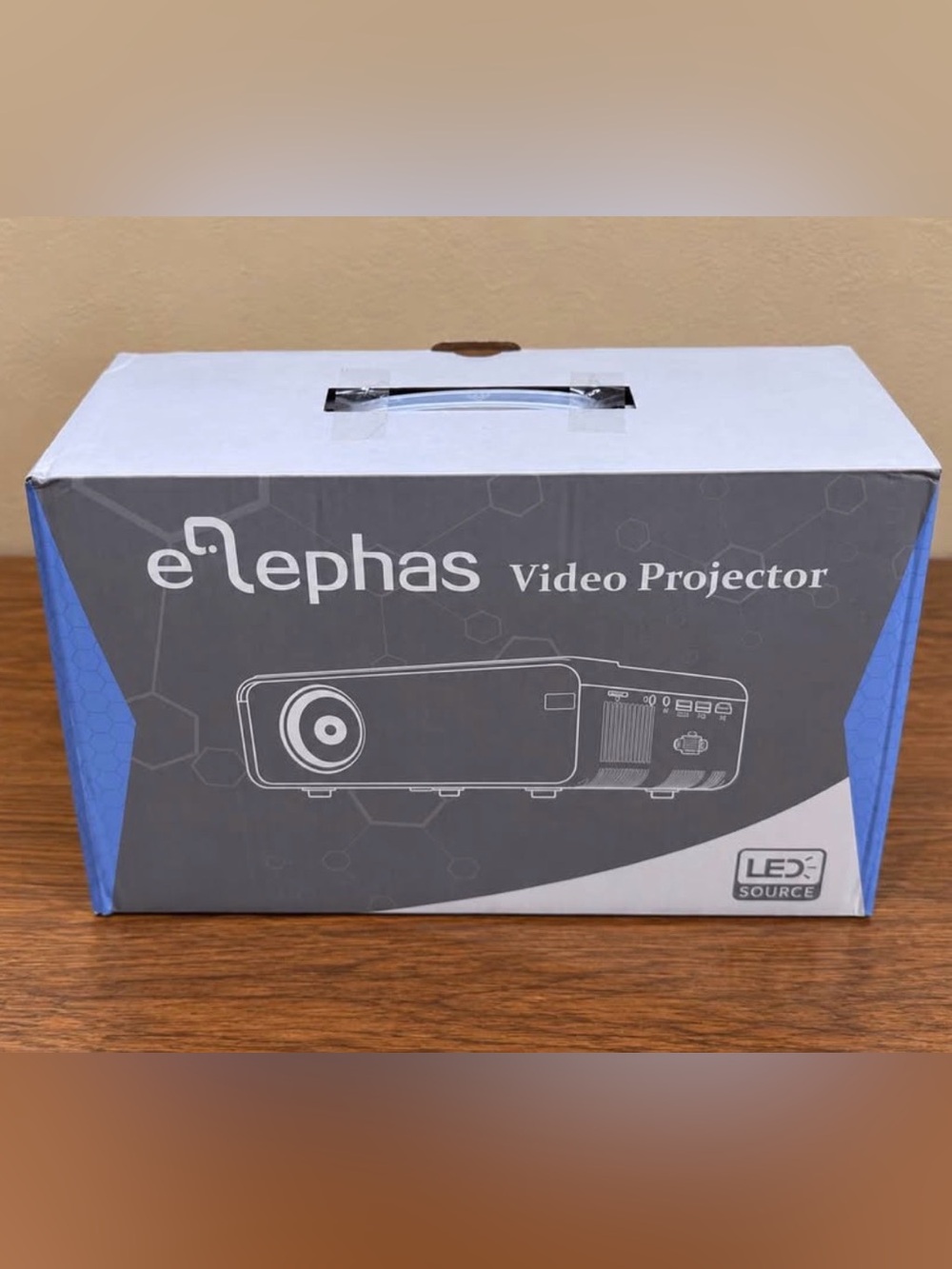 NEW ELEPHAS LED Video Projector Original Box Portable Home Projector